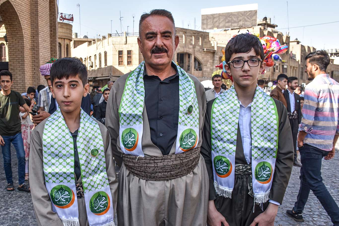 Erbil'de on binlerin katılımıyla mevlit etkinliği düzenlendi